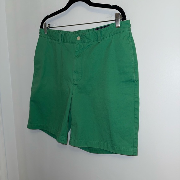 Vineyard Vines Classic Fit 9” Club Shorts Men’s Size 36 Green Cotton Flat Front - Picture 5 of 12